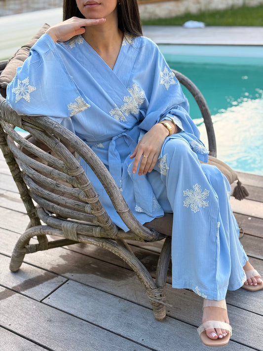 Ensemble Kimono flower