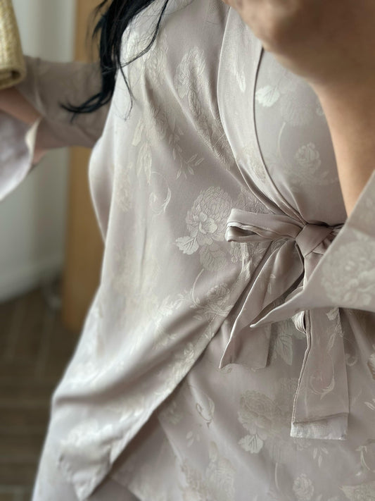 Ensemble Soraya – Satin fleuri