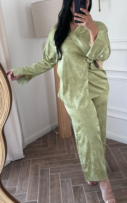 Ensemble Soraya – Satin fleuri